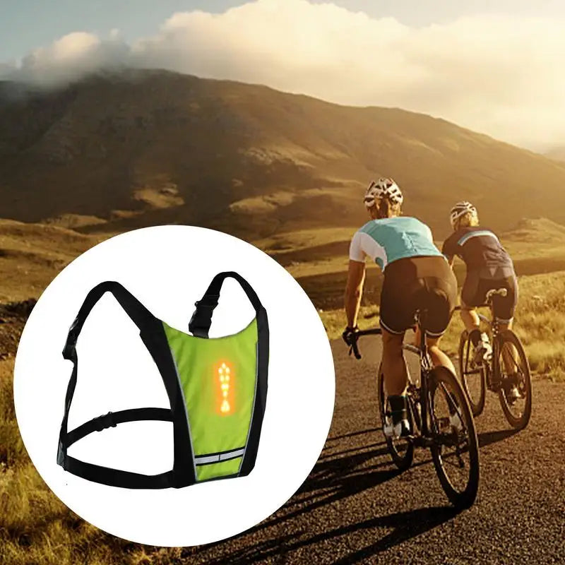 Gilet Cycliste Clignotant a LED