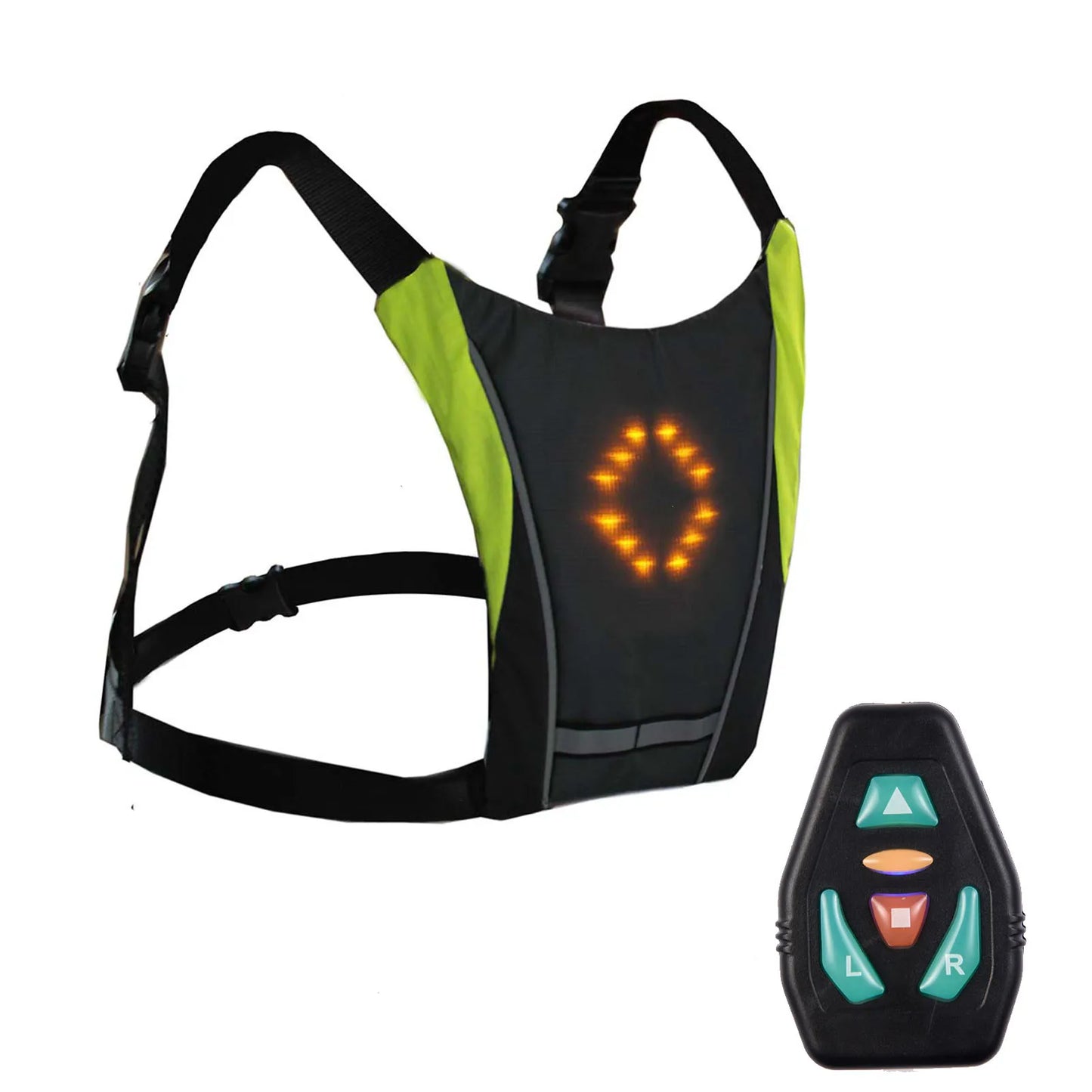 Gilet Cycliste Clignotant a LED